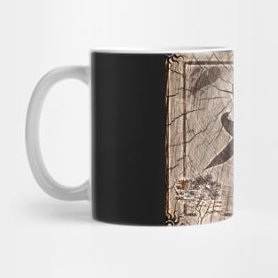 Wood Burned Healing Rune Mug